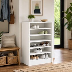 7-Shelf Shoe Cabinet Dimensions: 60W x 35D x 92H cm