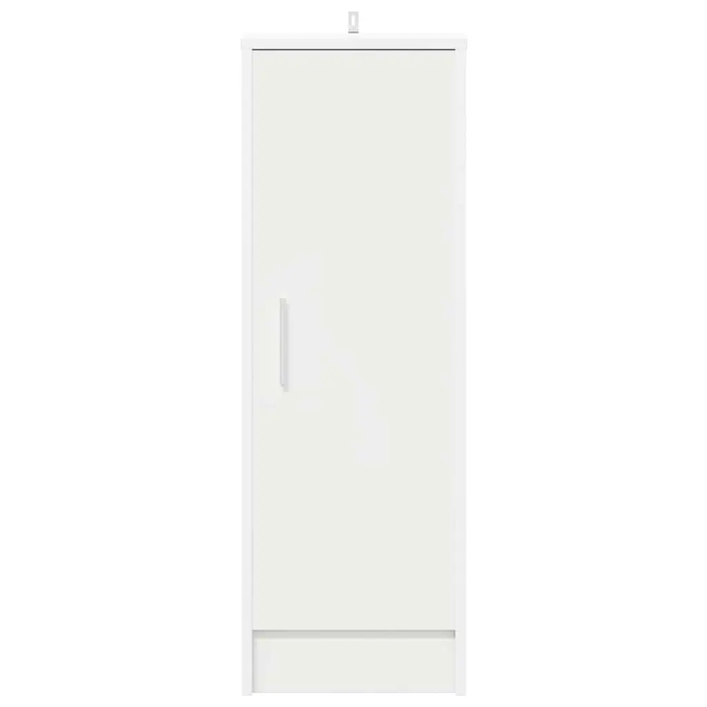 Shoe Cabinet White Storage Organiser for Home 6 Shelves