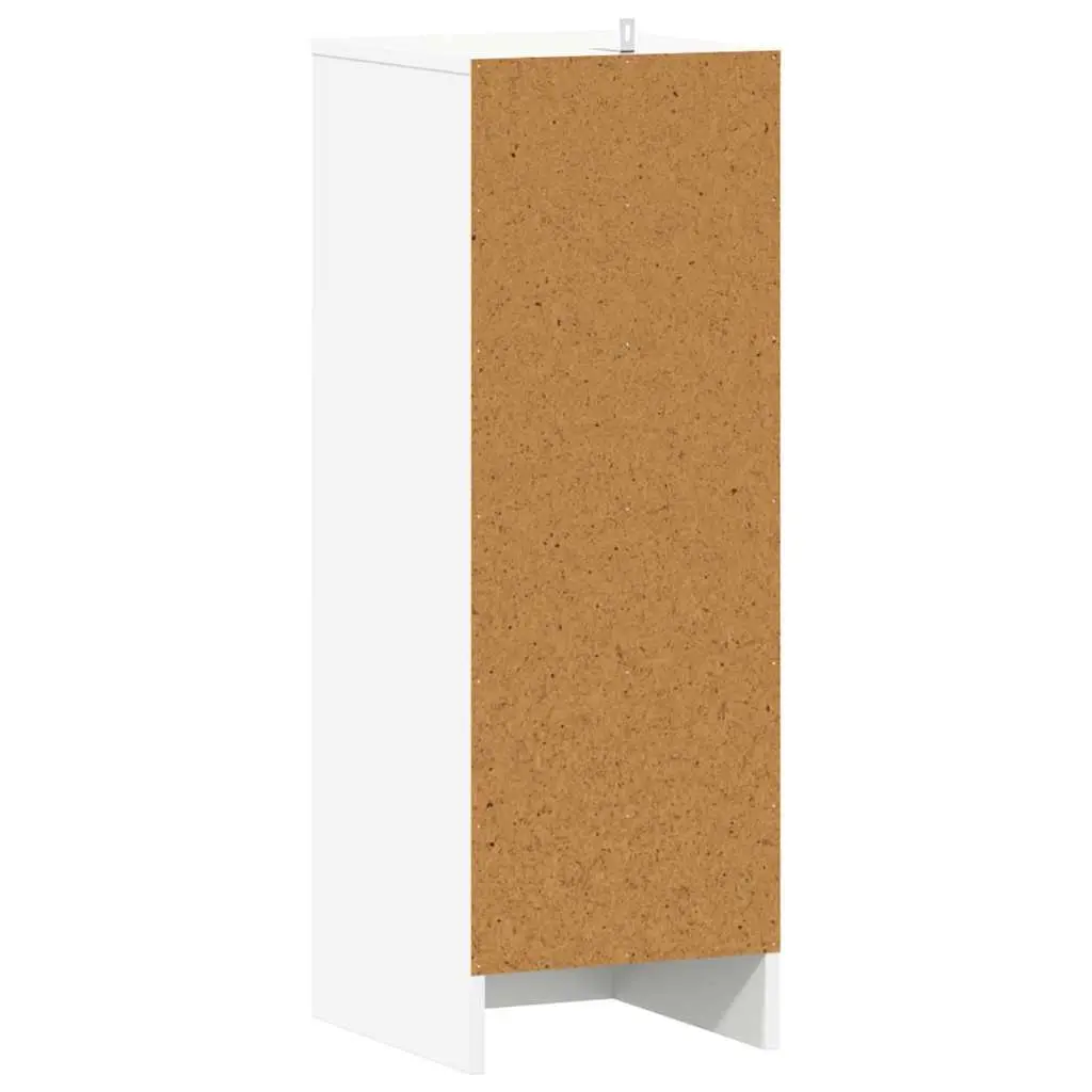 Shoe Cabinet White Storage Organiser for Home 6 Shelves