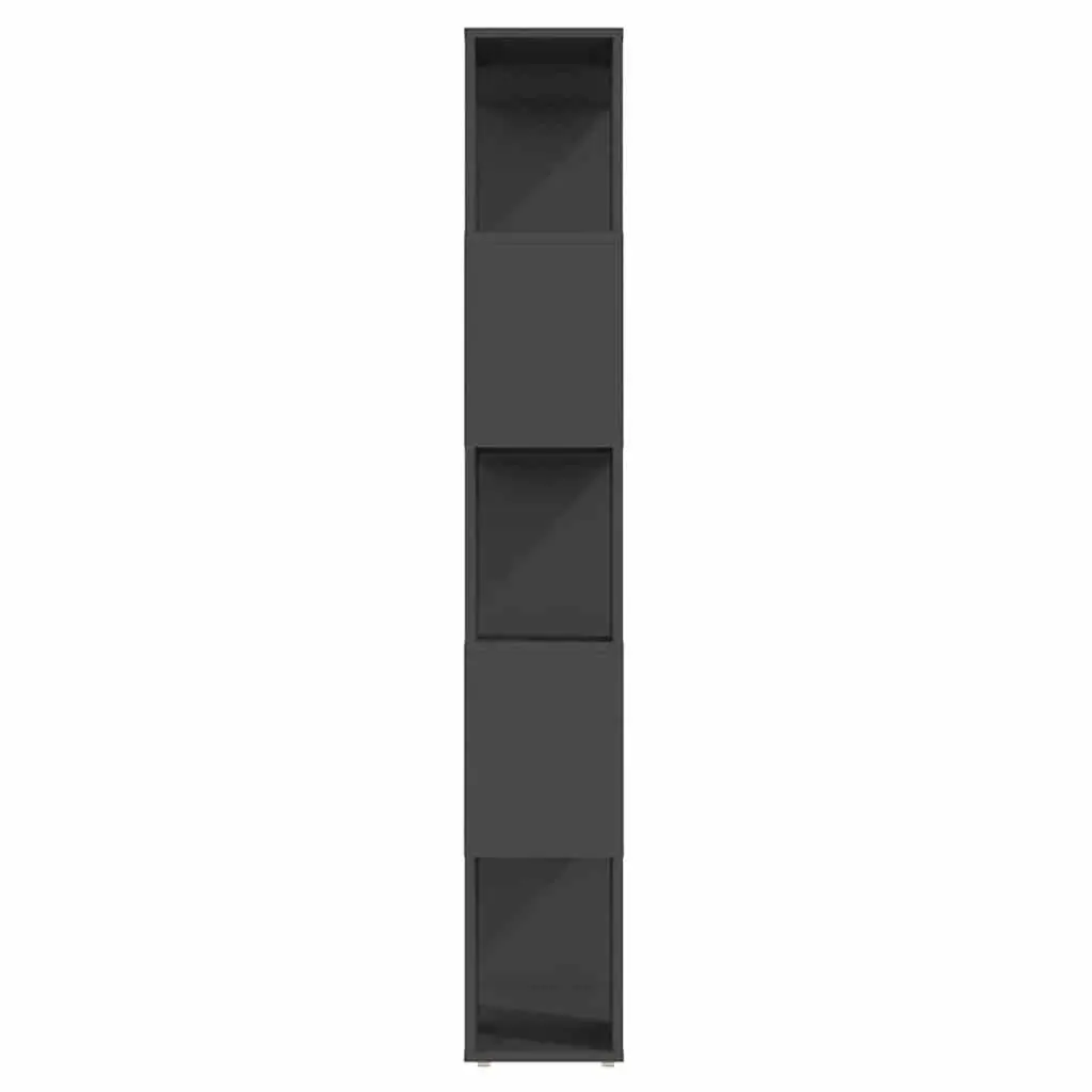 Grey Open Shelving Book Cabinet