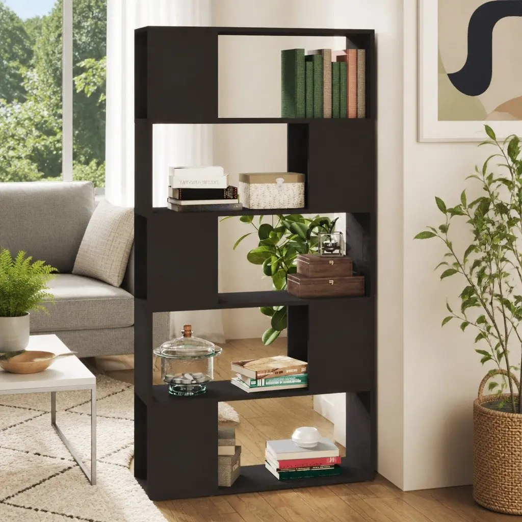 Grey Book Cabinet Room Divider