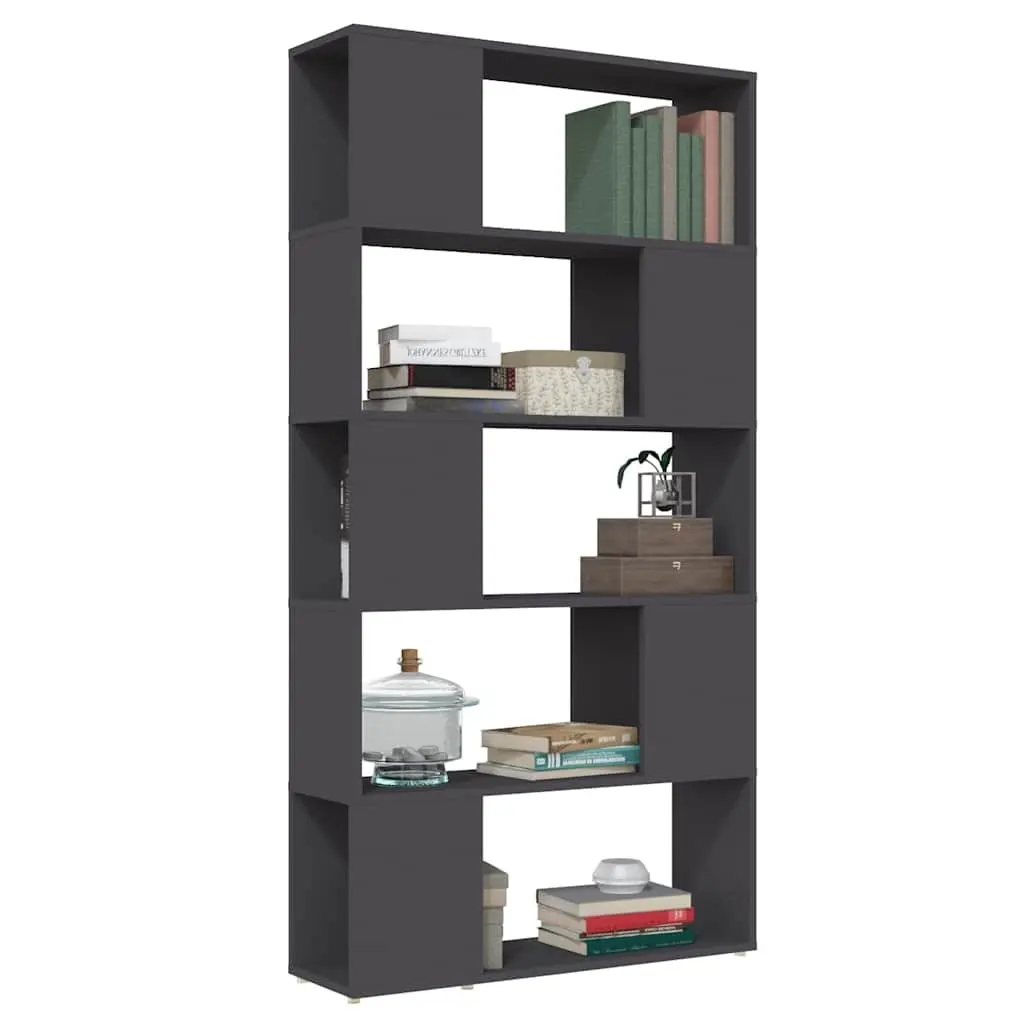Grey Book Cabinet Room Divider