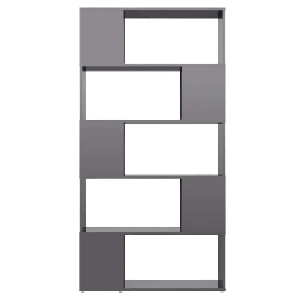 Book Cabinet Room Divider Grey 80x24x155cm