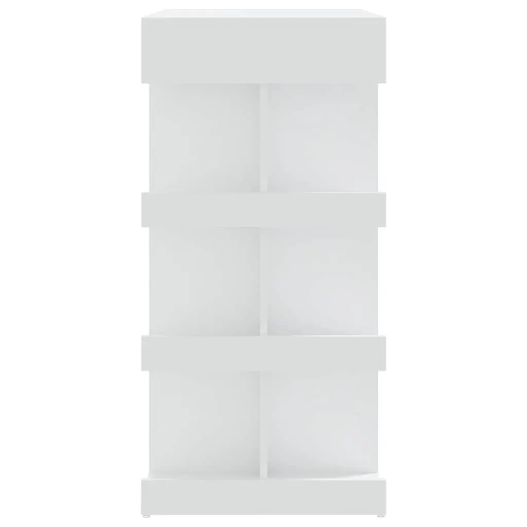 Bar Table for Kitchen Dining White Space-Saving 100 x 50 x 101.5 cm
