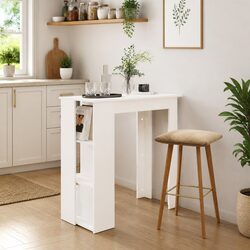 Bar Table Dimensions: 102cm W x 50cm D x 103.5cm H