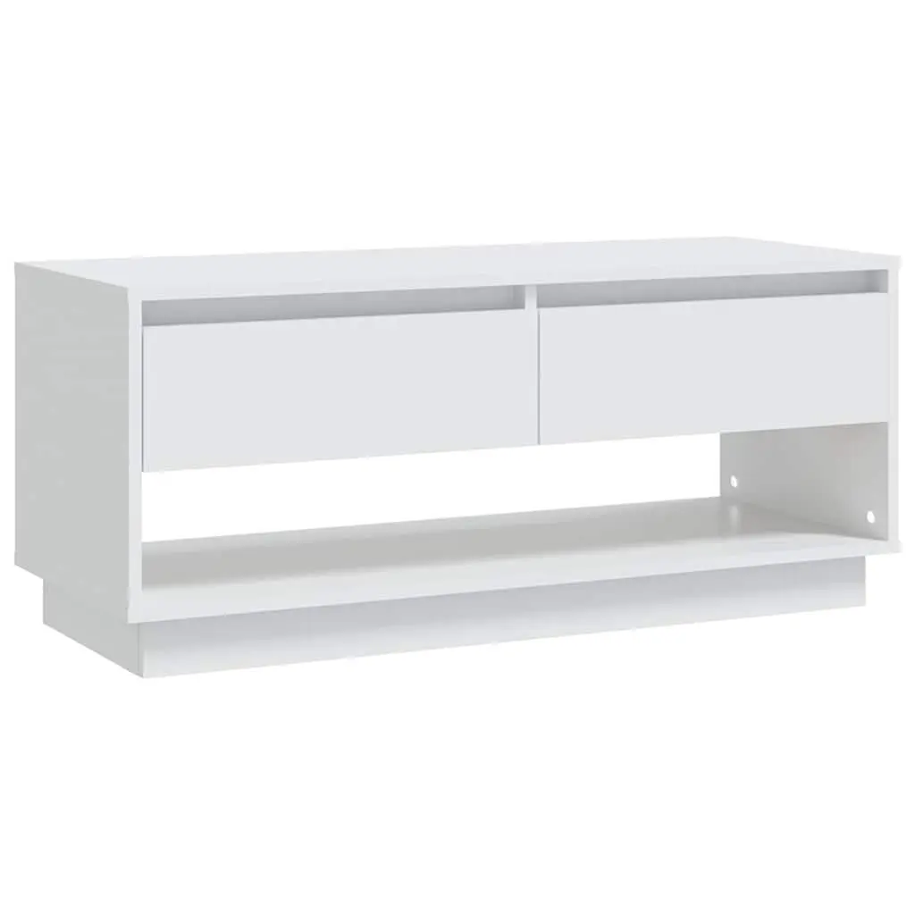 TV Cabinet White Living Room 102 x 41 x 44 cm