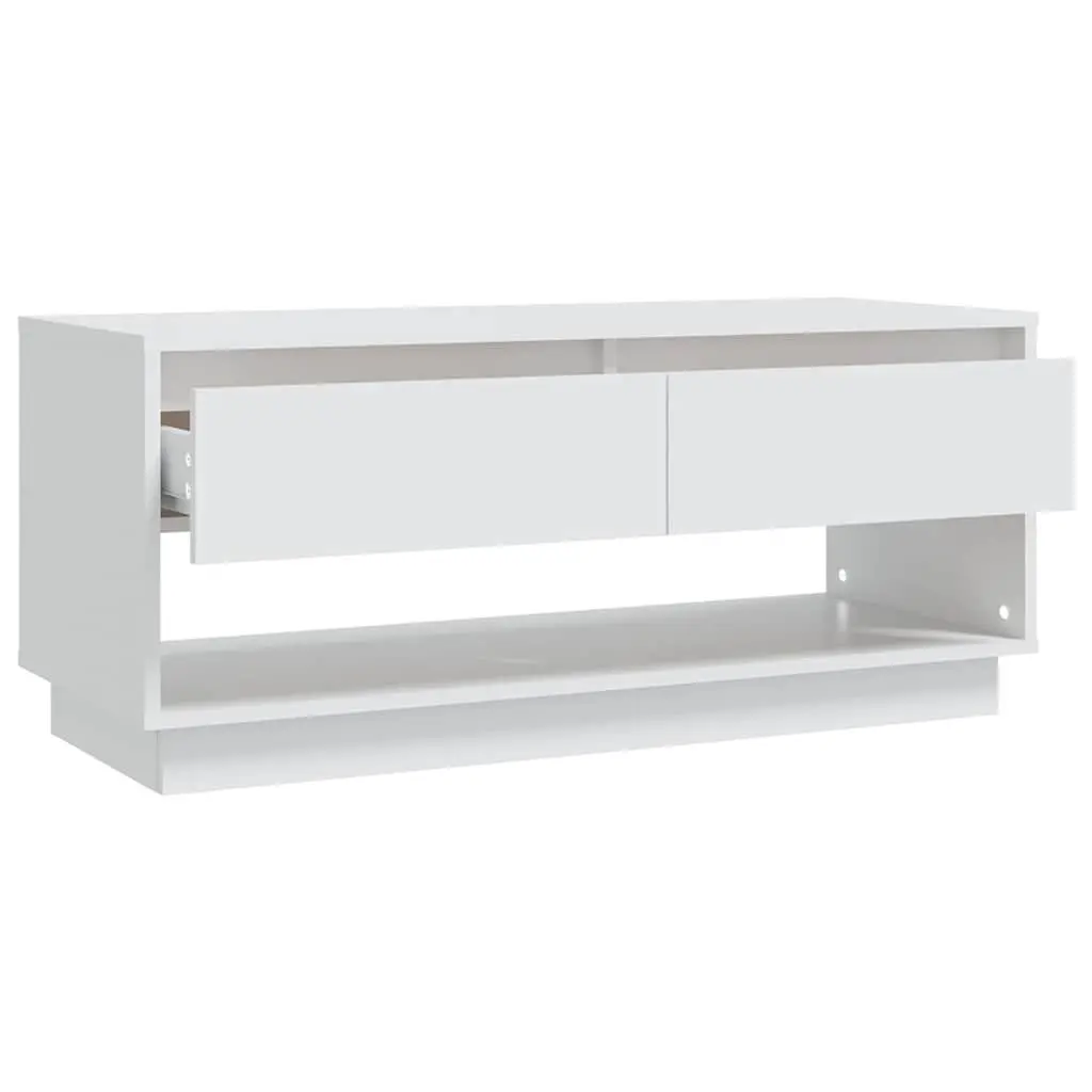 TV Cabinet White Living Room 102 x 41 x 44 cm