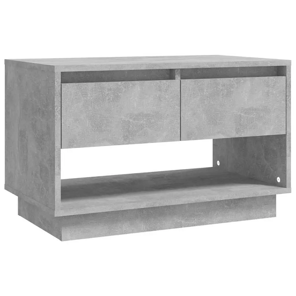 Concrete Grey TV Cabinet with Storage