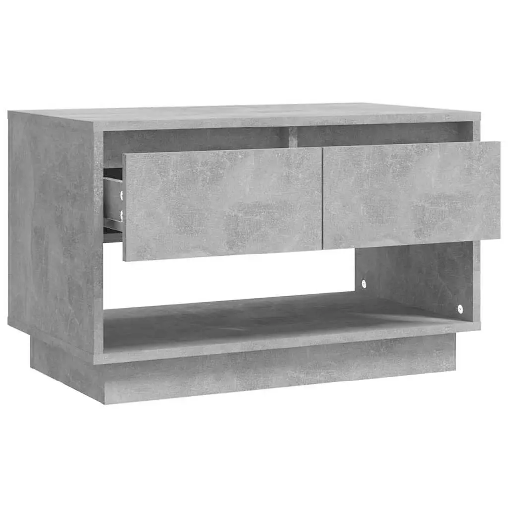 Concrete Grey TV Cabinet with Storage