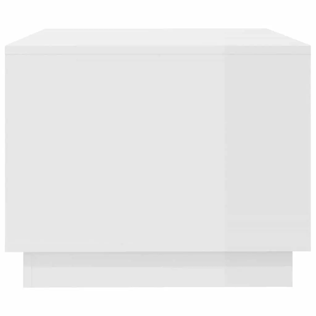 White Coffee Table with Drawers