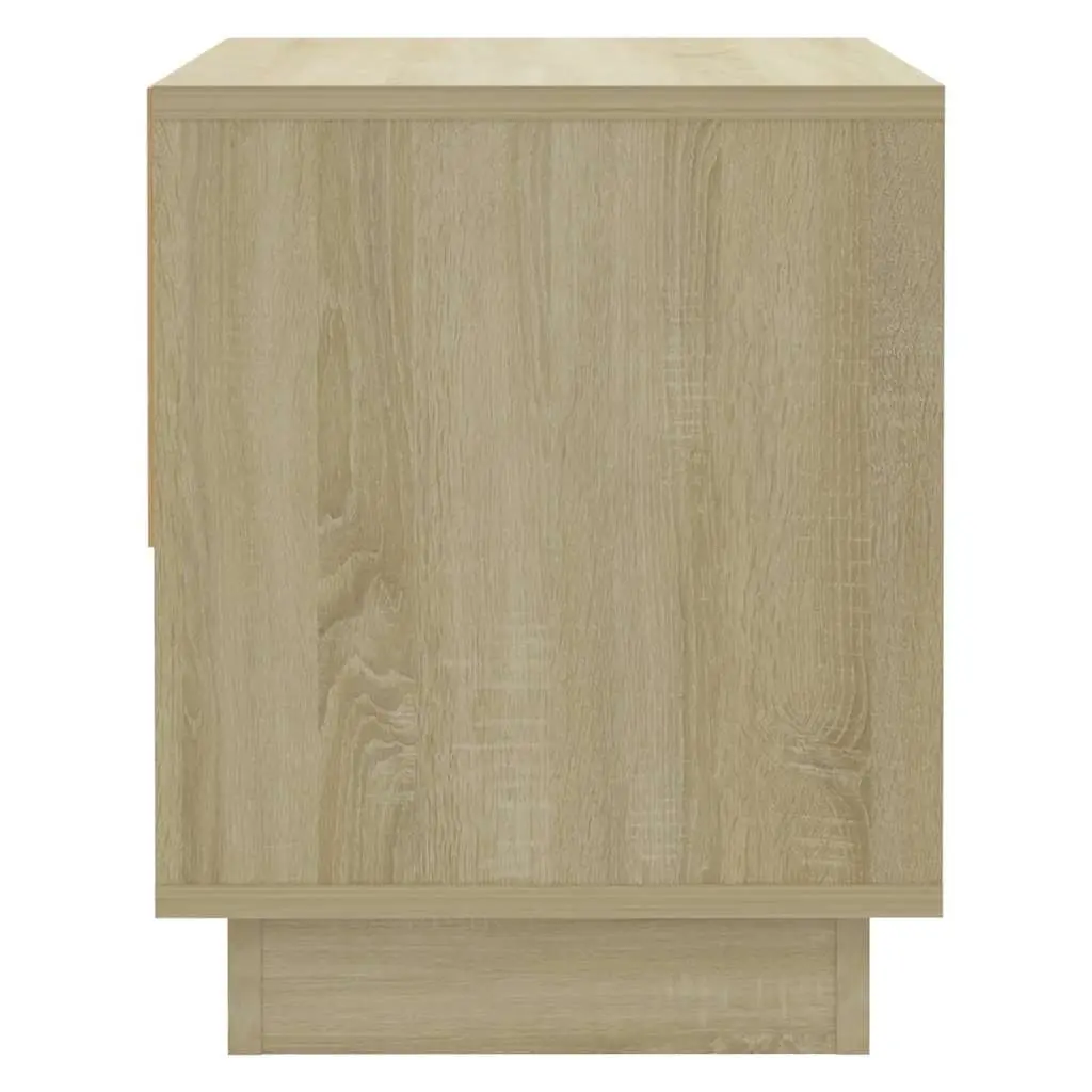 Bedside Cabinets 2 pcs Set Nightstand Storage Drawer Open Compartment 45x34x44cm