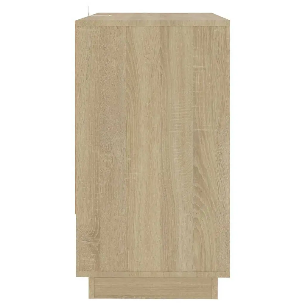 Sideboard Storage Cabinet for Home Brown Engineered Wood 70 x 41 x 75 cm