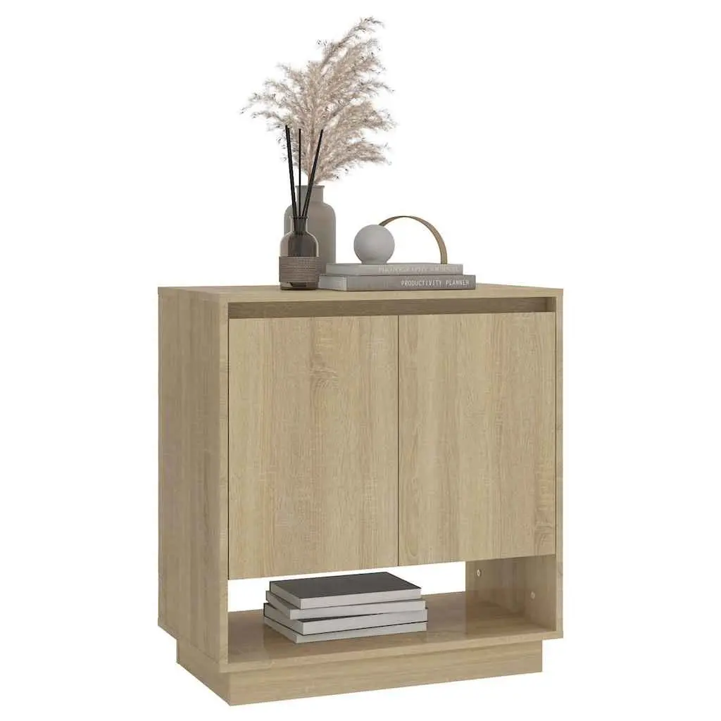 Sideboard Storage Cabinet for Home Brown Engineered Wood 70 x 41 x 75 cm