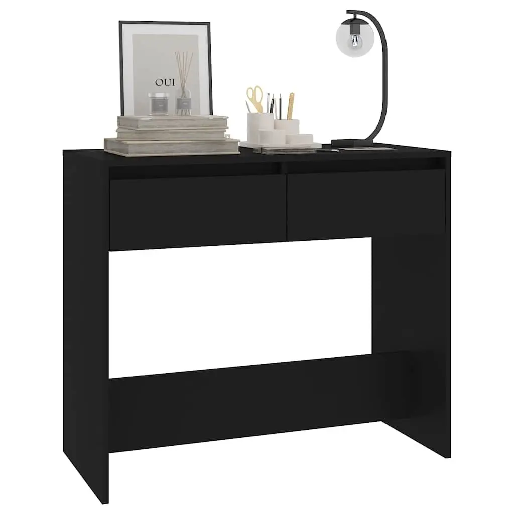 End Table Console Table Black Storage Drawers Hallway Accent Furniture Decor