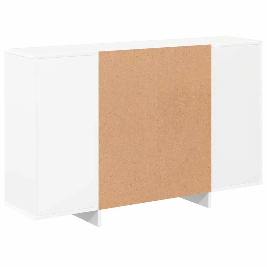 White Engineered Wood Sideboard