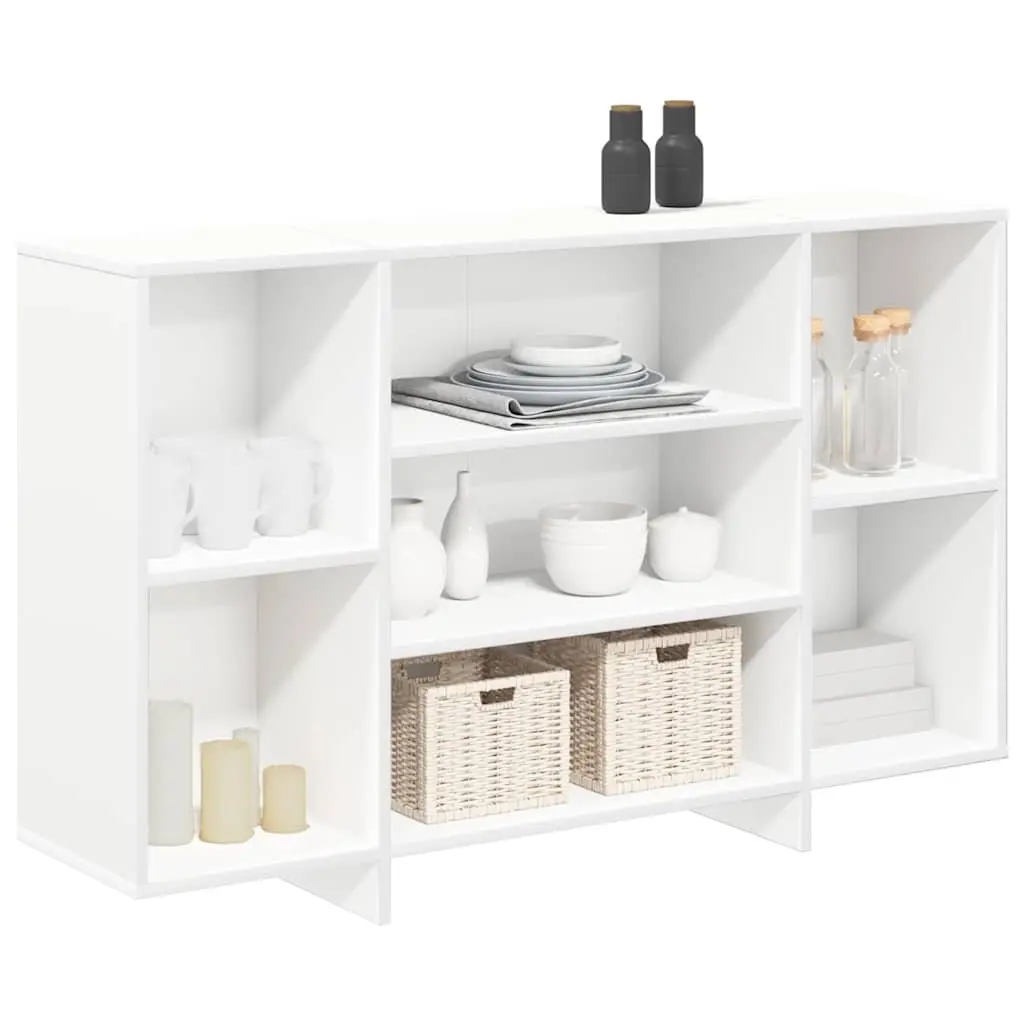 White Engineered Wood Sideboard