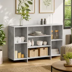 Dimensions and Details of the Grey Sideboard