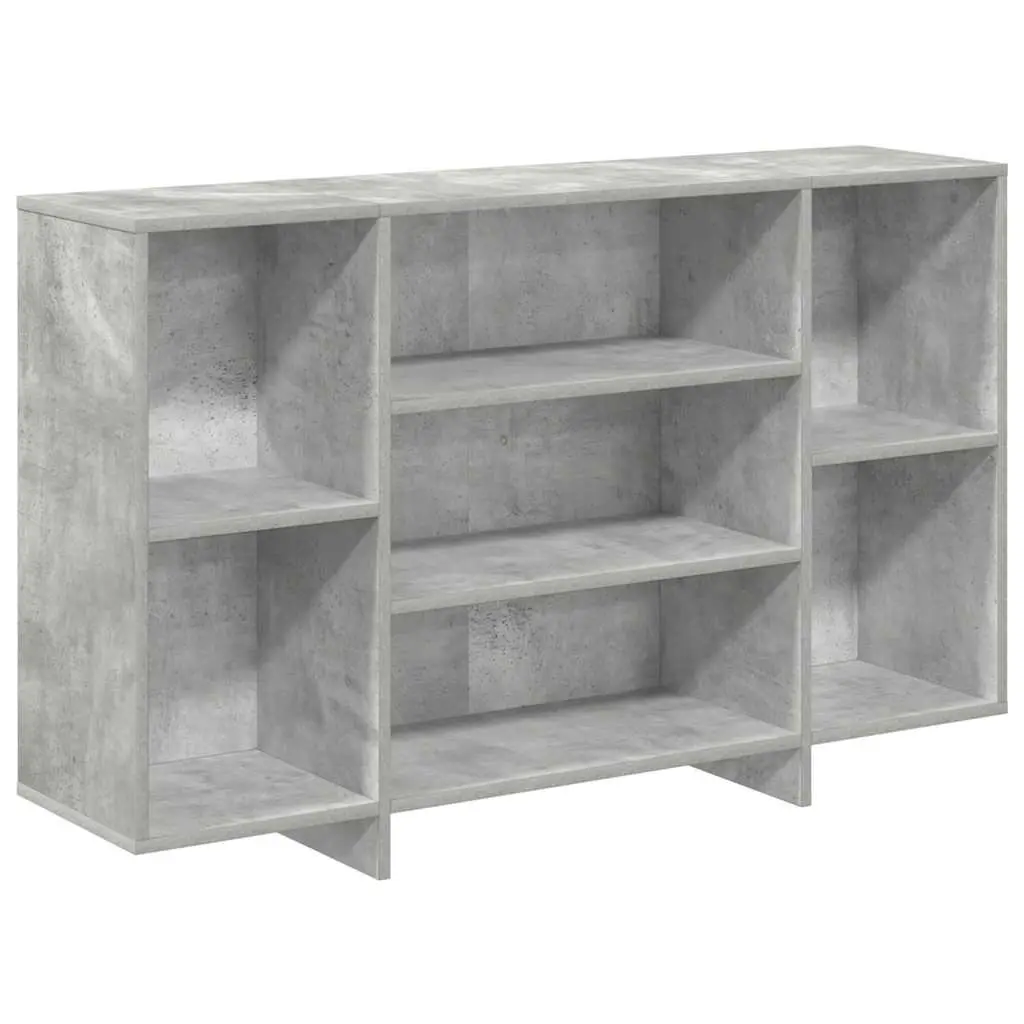 Sideboard for Living Room Grey Modern Storage Cabinet 120 x 30 x 75 cm
