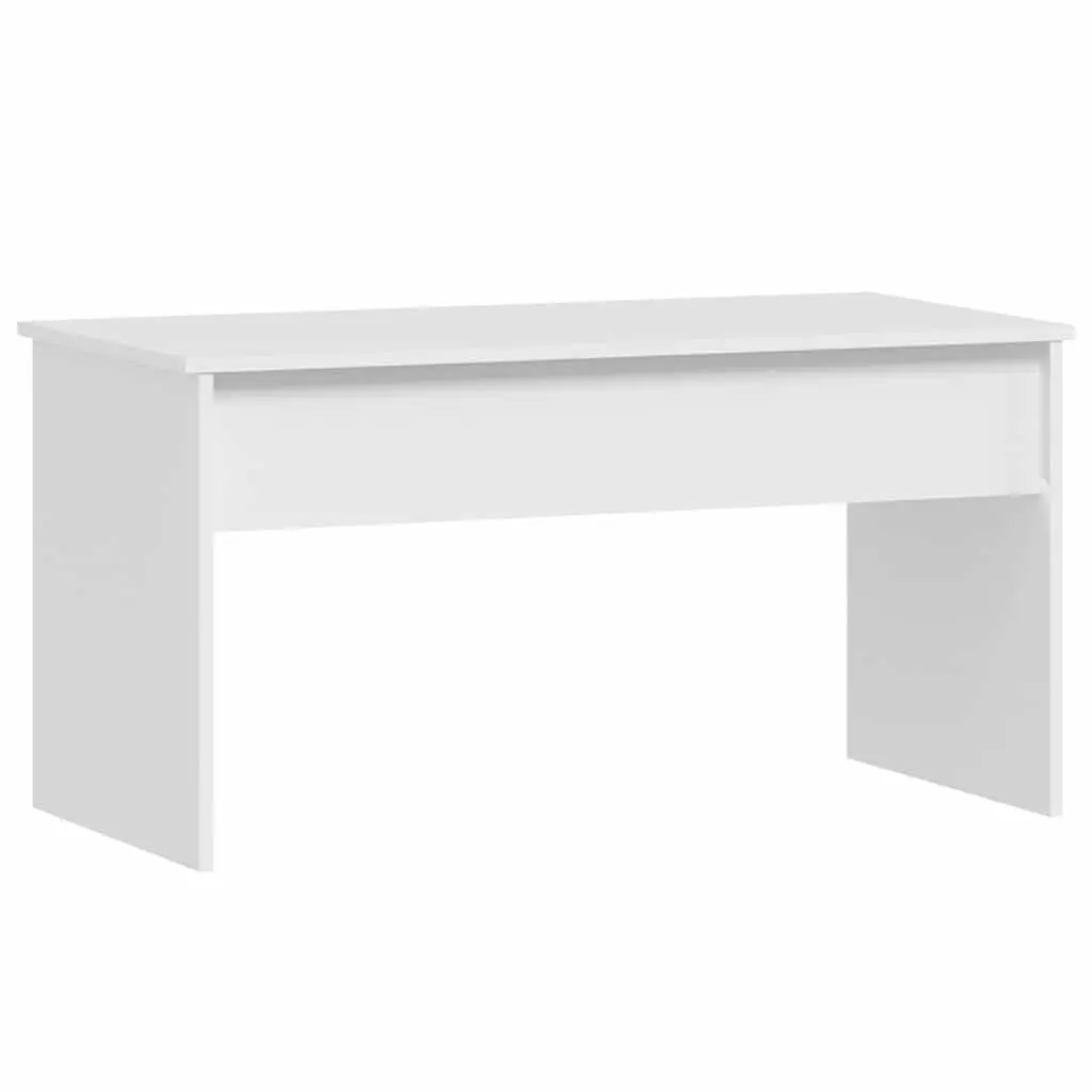 Coffee Table Living Room White Lift Top Storage Compartment 102 x 50.5 x 52.5 cm