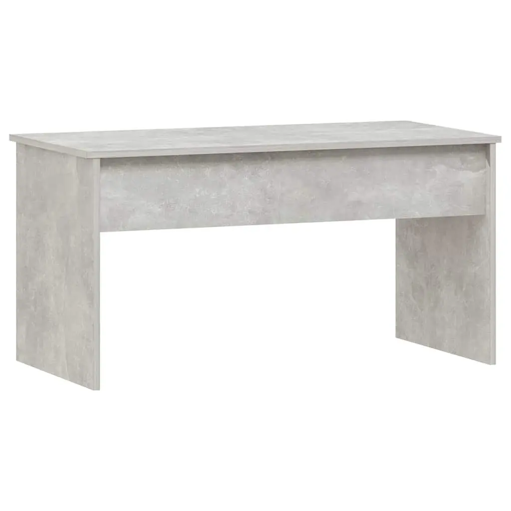 Grey Lift-Top Coffee Table with Storage