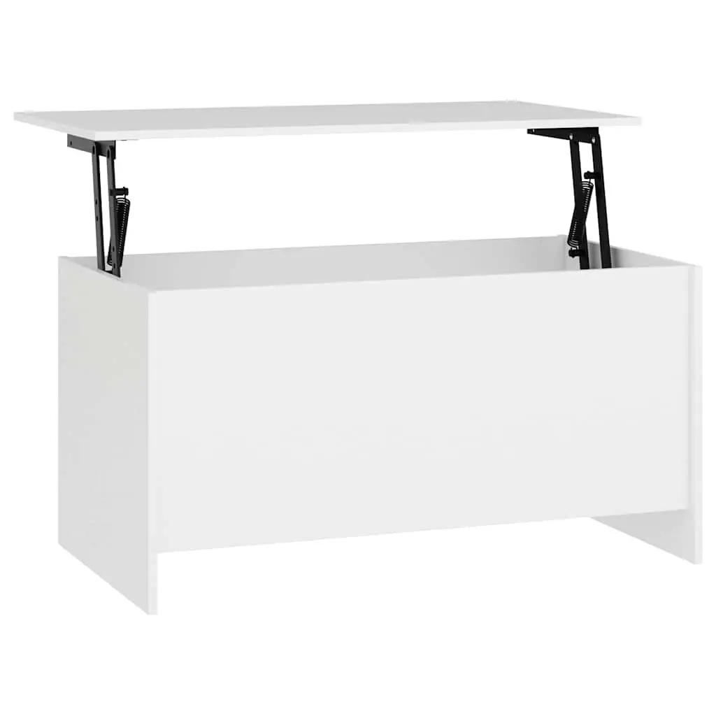 Coffee Table White Lift Top Storage Compartment Living Room Furniture 102x55.5cm