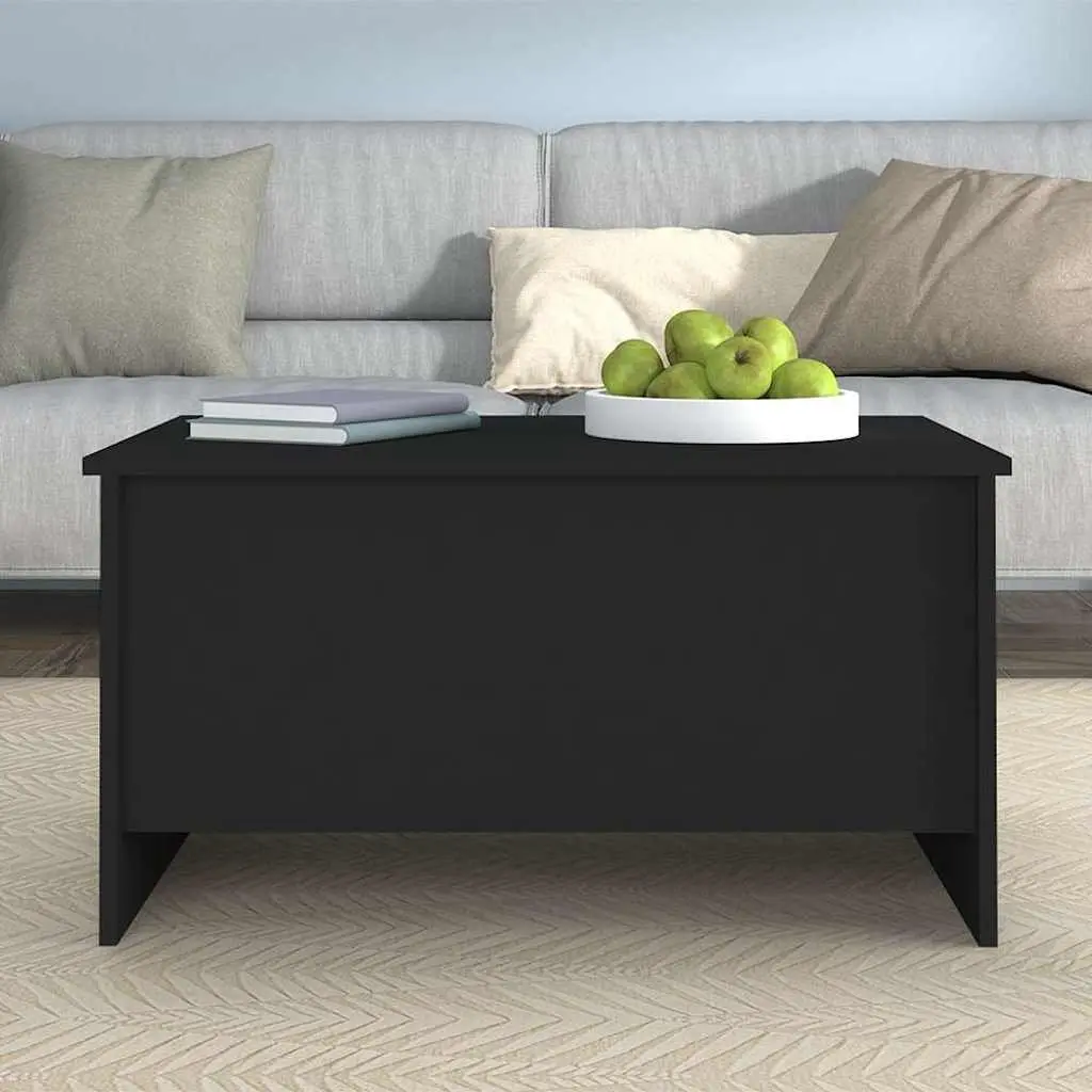 Coffee Table Lift-Top Black Storage Compartment Living Room Furniture Modern