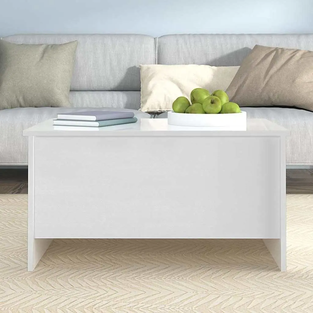 White High Gloss Lift Top Coffee Table