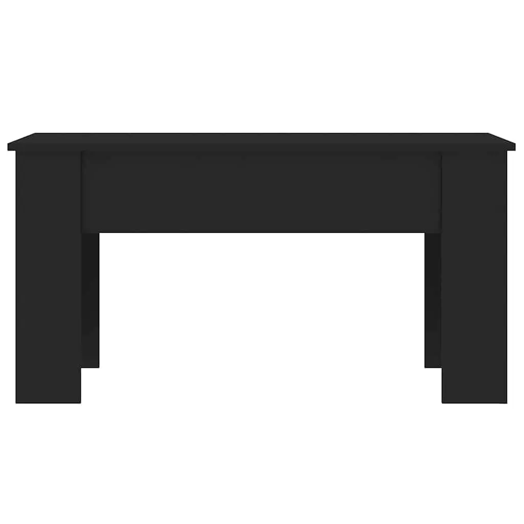 Lift Top Coffee Table Black Modern Living Room 101 x 49 x 52 cm