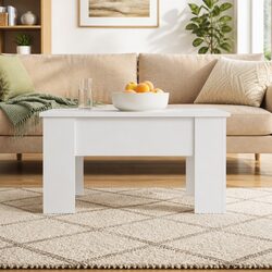 Specifications of Lift-Top White Coffee Table