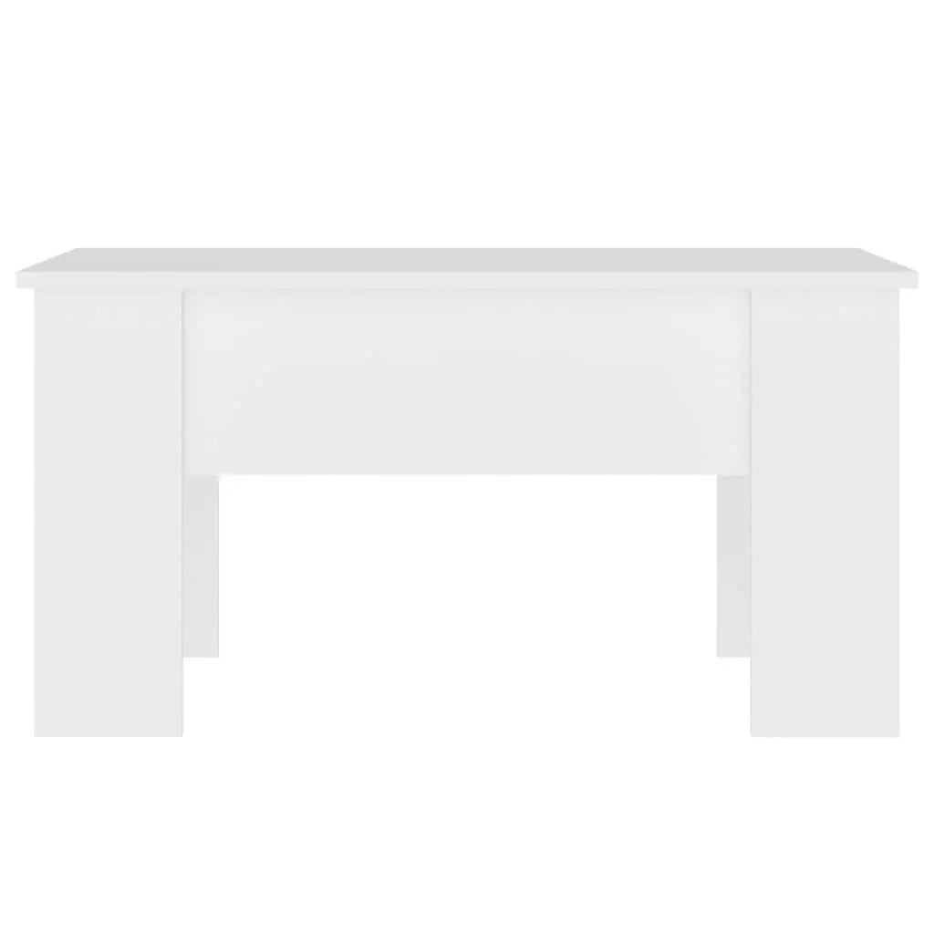 Coffee Table Lift-Top White Modern Living Room 79L x 49W x 41H cm