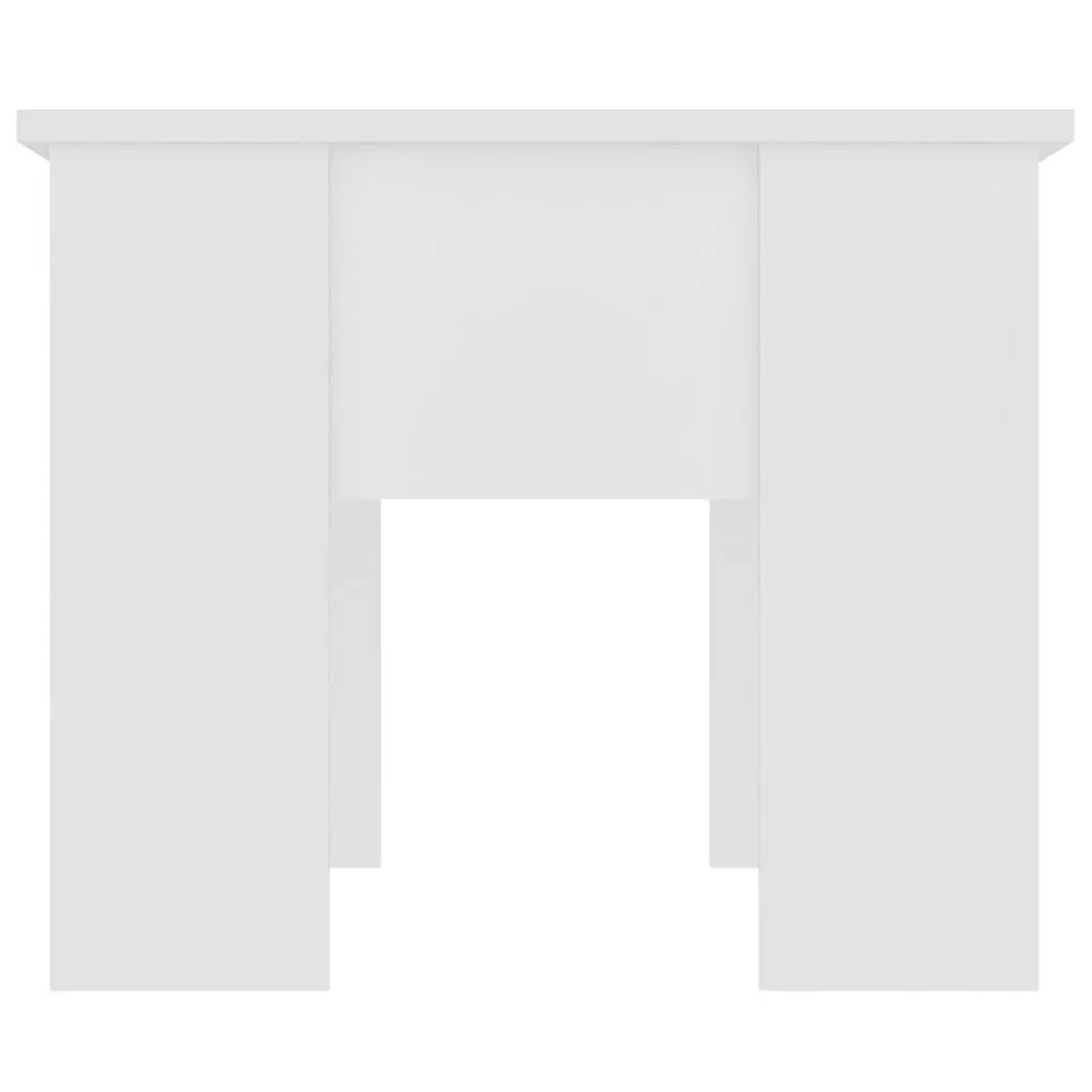 Coffee Table Lift-Top White Modern Living Room 79L x 49W x 41H cm