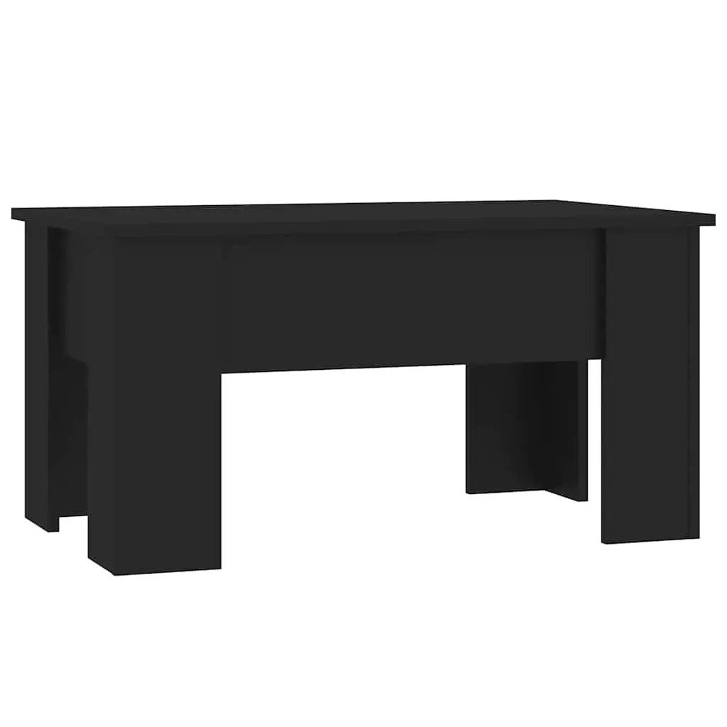 Coffee Table Lift Top Black for Living Room 79L x 49W x 41H cm