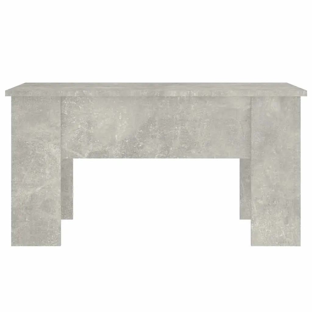Engineered Wood Grey Coffee Table with Lift Top