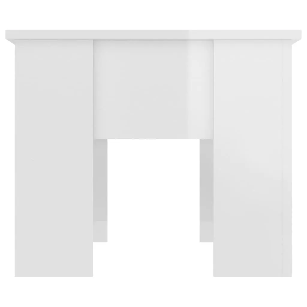 Coffee Table Lift Top High Gloss White Storage Compartment Living Room Furniture