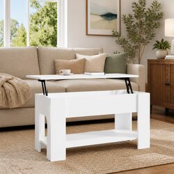 Engineered Wood Lift-Top Coffee Table, 101 x 49 x 52 cm