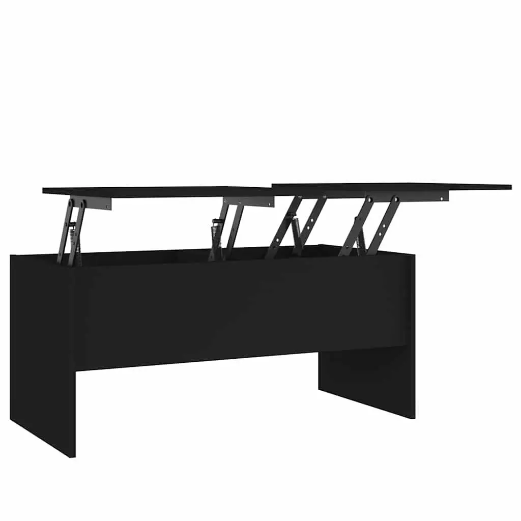 Black Lift Top Coffee Table with Storage