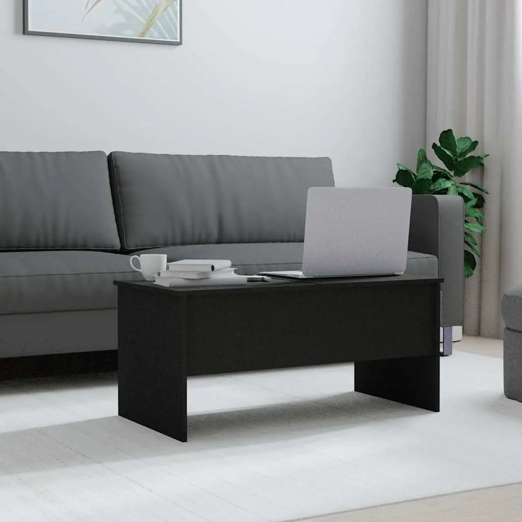 Black Lift Top Coffee Table with Storage