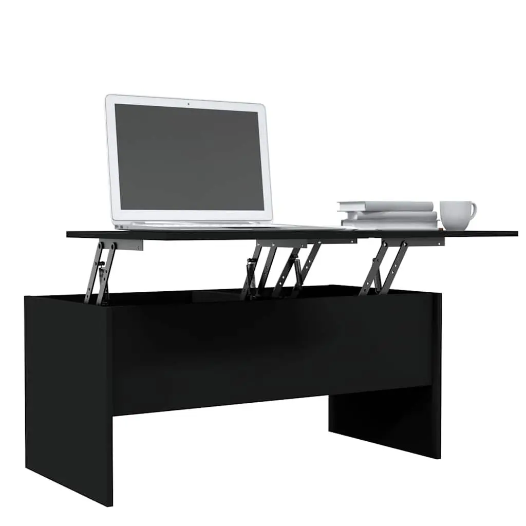 Black Lift Top Coffee Table with Storage