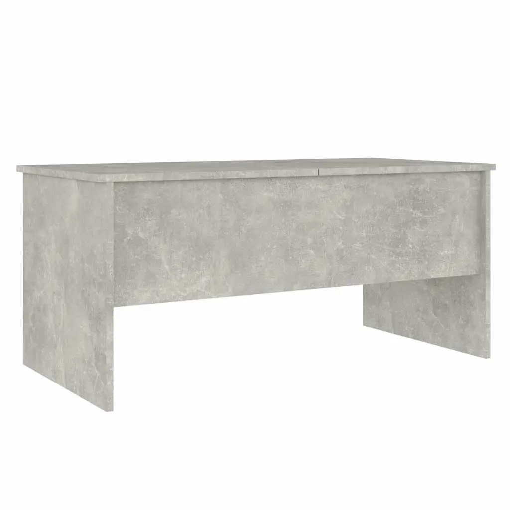 Coffee Table Grey with Storage Compartments Lift-Top Design Engineered Wood