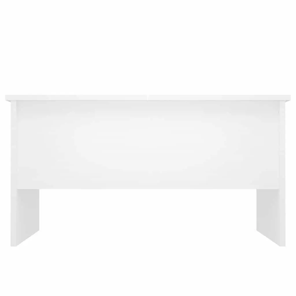 Coffee Table for Living Room White Lift Top Storage Compartments 80 x 50 x 42.5 cm