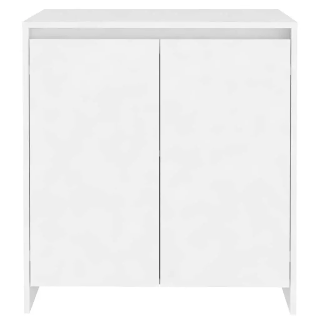 Sideboard Cabinet White Storage Furniture 2 Door Buffet Display Unit Decor