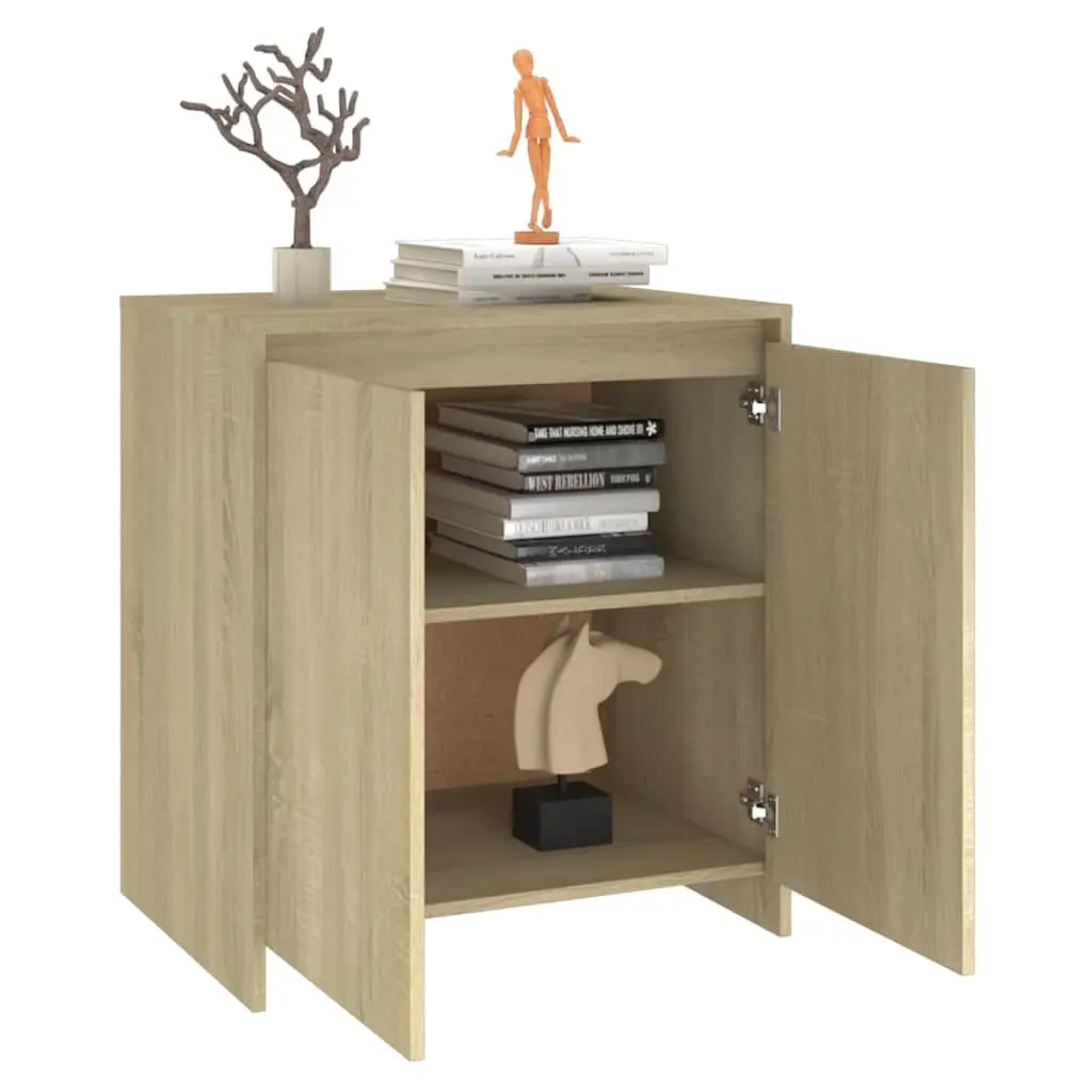 Beige 2 Door Sideboard Storage Cabinet
