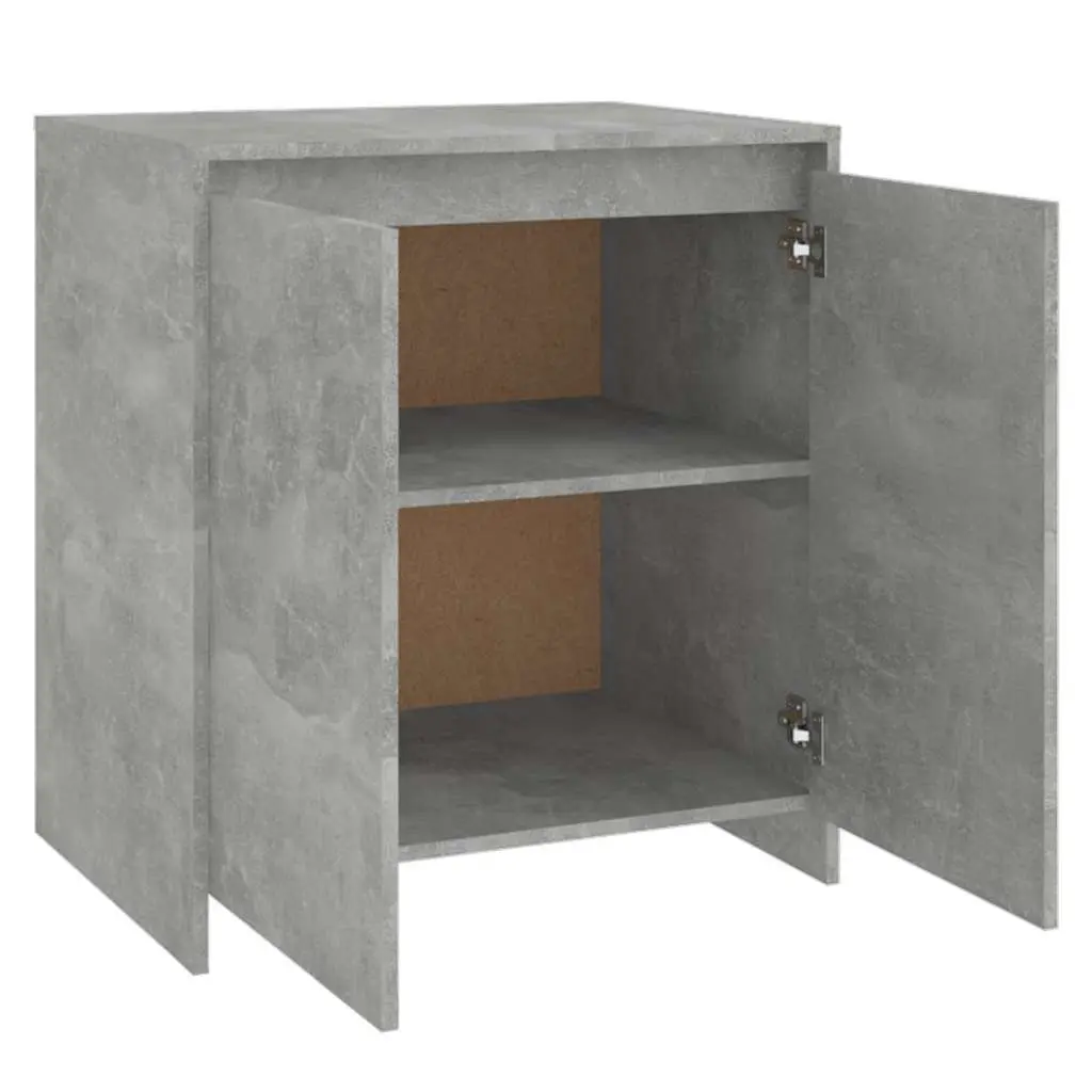 Grey Sideboard Cabinet 70x41x75cm