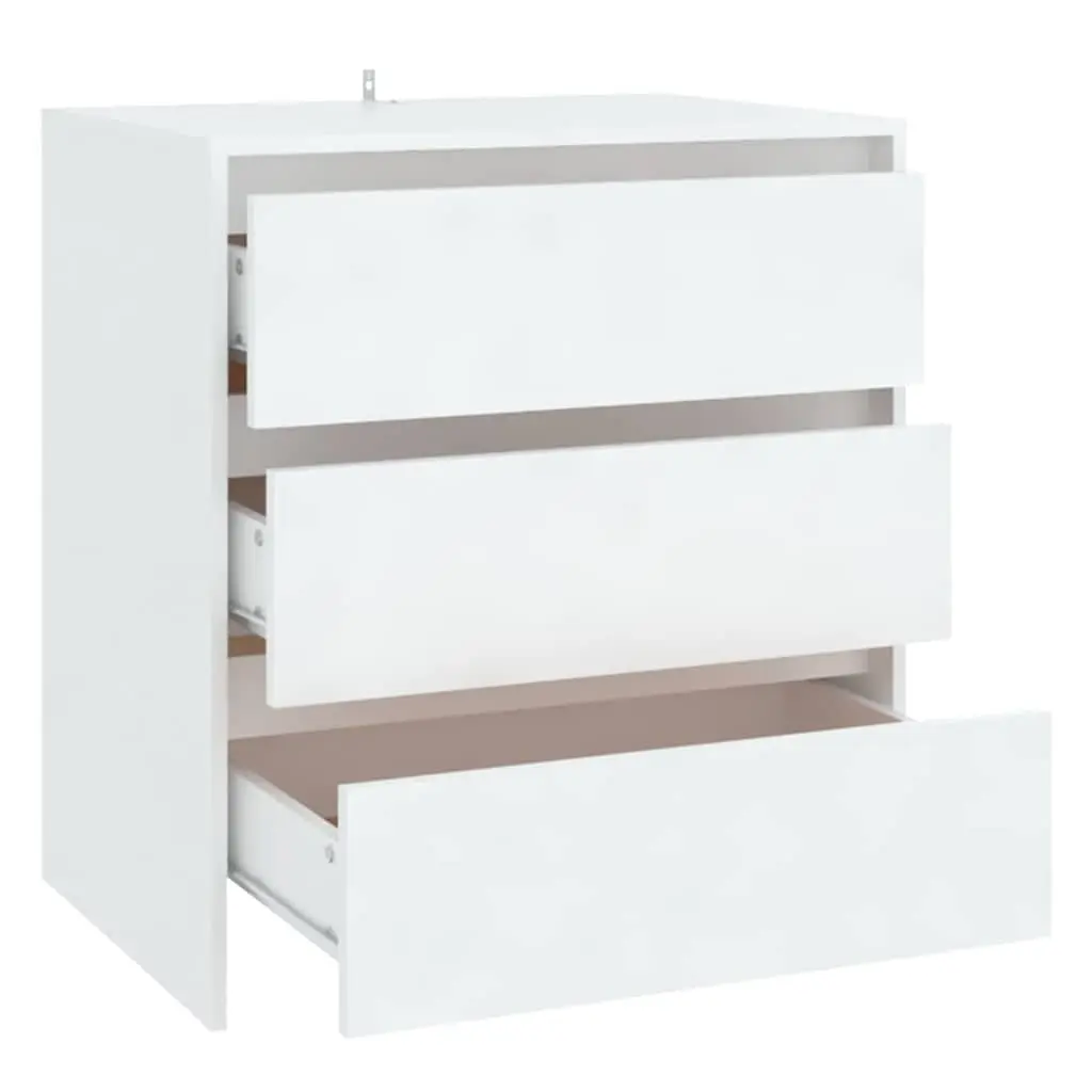 Sideboard White Storage Cabinet Living Room 70W x 41D x 75H cm