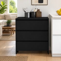 Black Sideboard Cabinet: 70 x 41 x 75 cm Dimensions