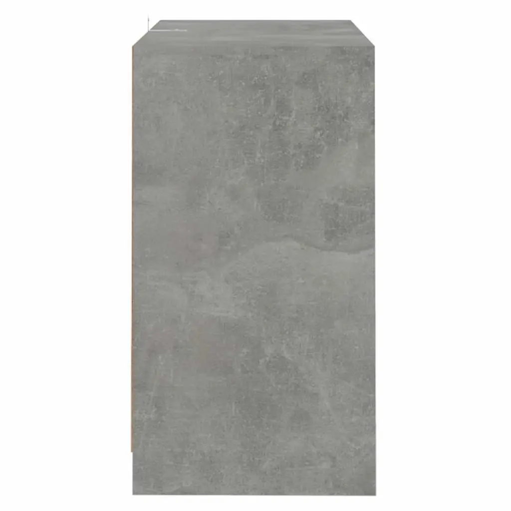 Sideboard for Home 70x41x75cm Grey Storage Cabinet with 3 Drawers Engineered Wood