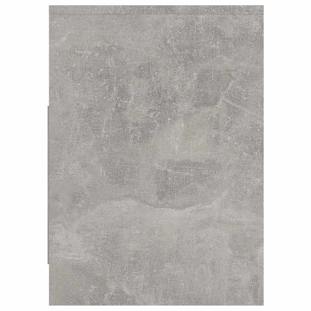 TV Cabinet Living Room Concrete Grey 102 x 37.5 x 52.5 cm 3 Drawers 3 Compartments