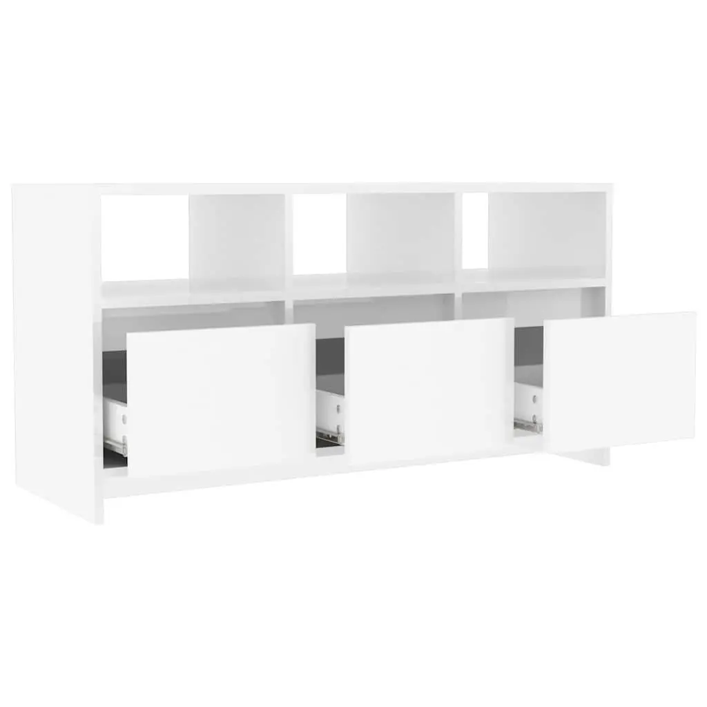 White High Gloss TV Cabinet