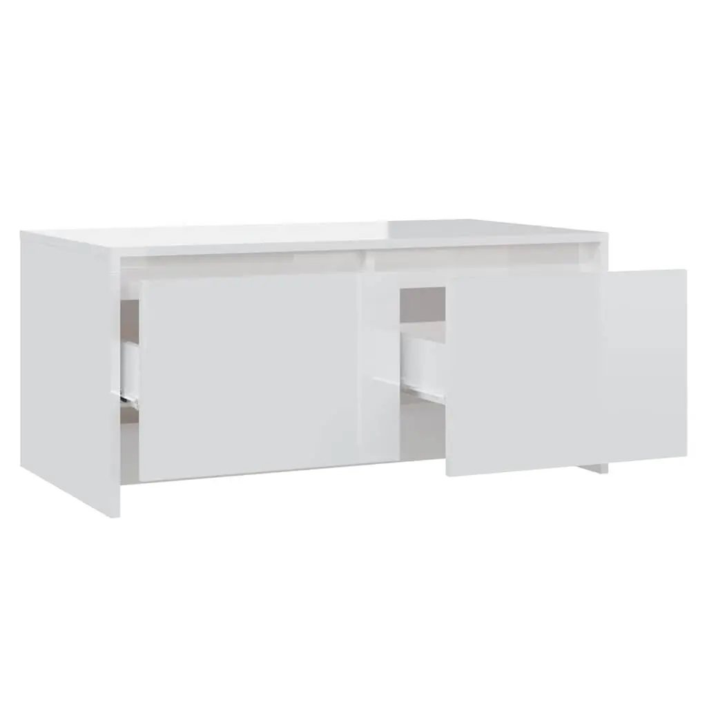 High Gloss White Coffee Table