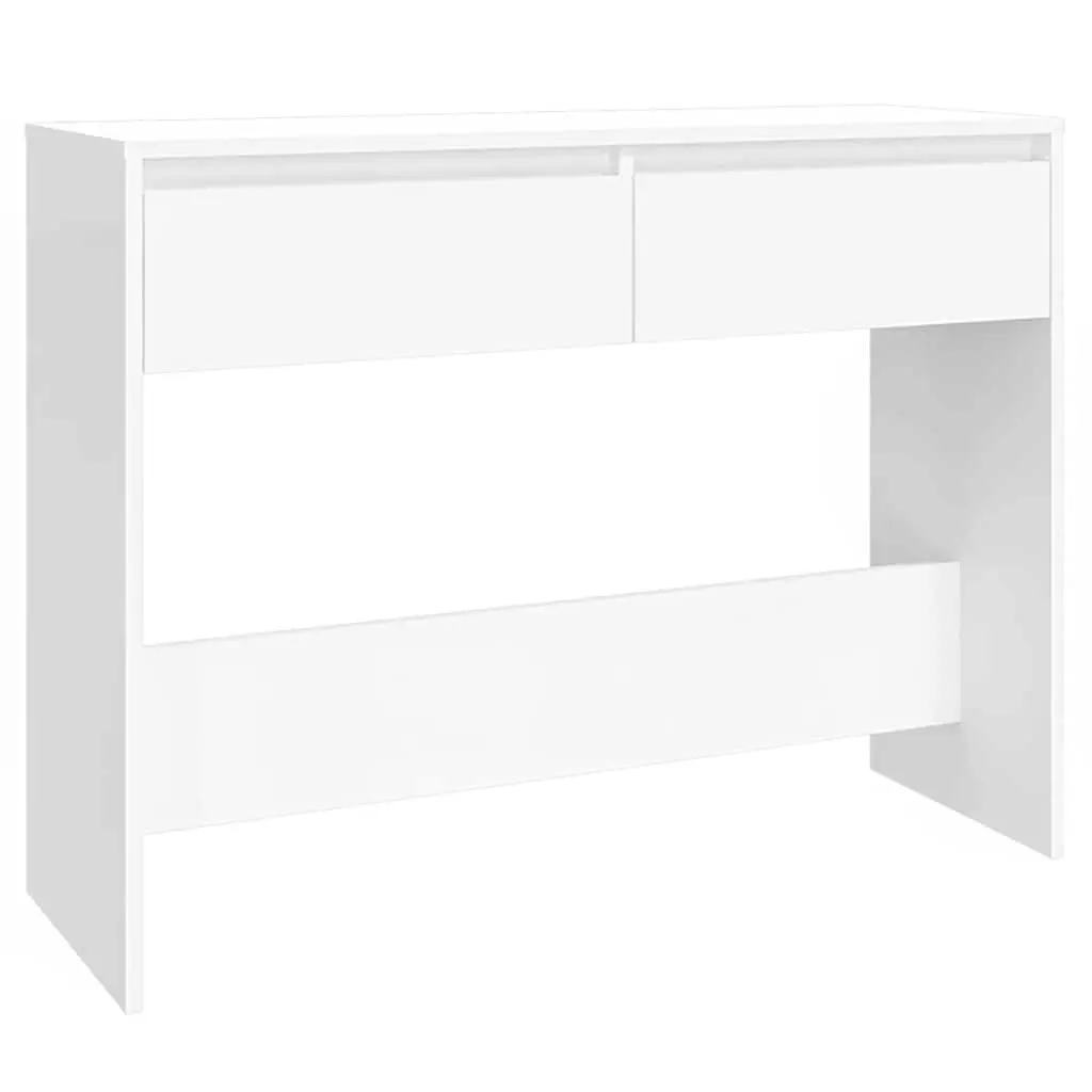 Console Table White Hallway Entrance Accent Side Storage Display Furniture